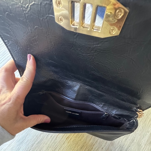 Rebecca Minkoff Deco quilted clutch purse - black - Picture 5 of 9